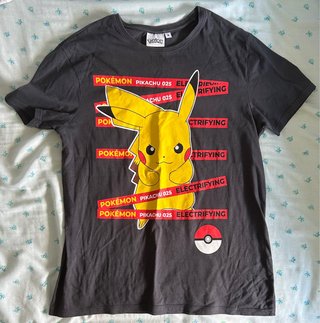 Camiseta Pokémon Pikachu Talla M