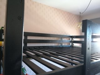 Litera IKEA madera negra