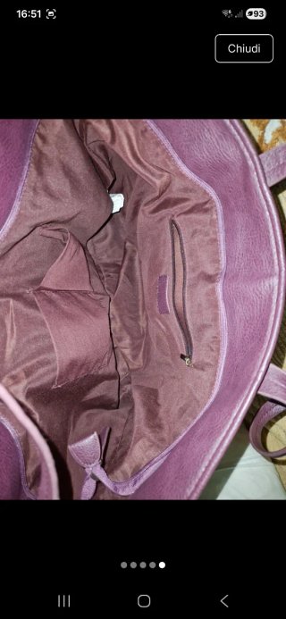 Borsa tote Carrera fiori rosa/viola