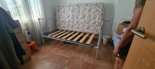 Cama Forja + Somier + Colchón