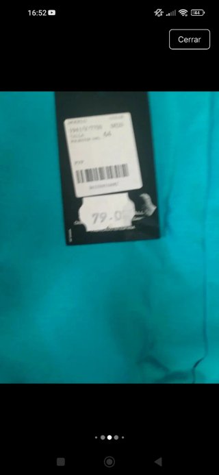 Falda talla 64 color turquesa