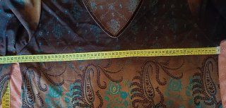 Camiseta Estampado Bohemio Marrón y Turquesa