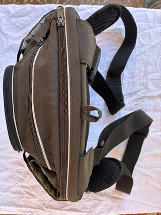 Bolso bandolera negro y gris