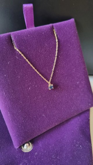 Colgante Aristocrazy Oro 9K Zafiro Azul