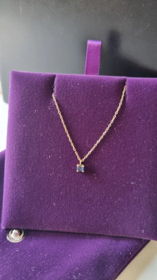 Colgante Aristocrazy Oro 9K Zafiro Azul