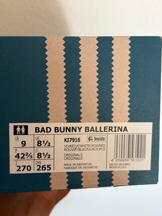 Adidas Bad Bunny Bellerina Rojas