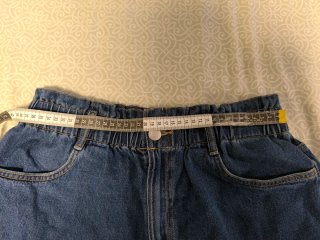 Pantalón corto vaquero tiro alto