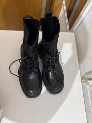 Botas negras plataforma talla 36
