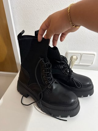 Botas negras plataforma talla 36