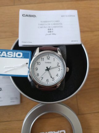 (Nuevo) Reloj Casio MTP-V005L-7B4UDF Correa marrón