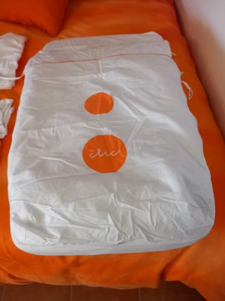 Minicuna Baby Clic Naranja