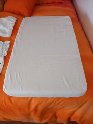 Minicuna Baby Clic Naranja