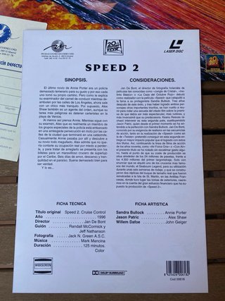 Laser Disc Speed y Speed 2