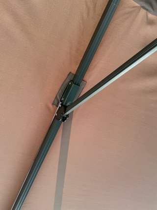 Sombrilla Excéntrica Rectangular 3x4m Marrón