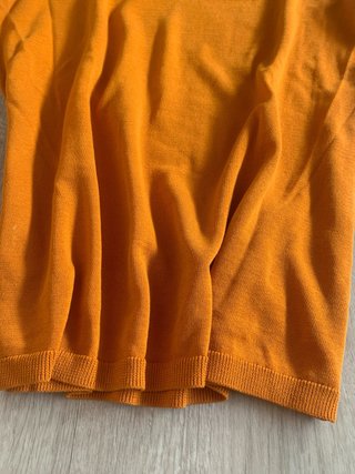 Jersey Massimo Dutti Algodón Naranja Talla M