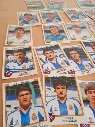 Lote 35 cromos Liga 88 Panini sin repetir