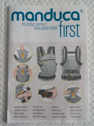 Mochila Portabebés Manduca First algodón orgánico