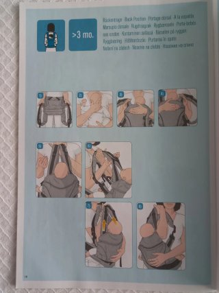 Mochila Portabebés Manduca First algodón orgánico