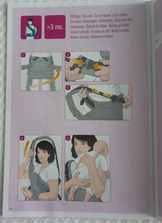 Mochila Portabebés Manduca First algodón orgánico