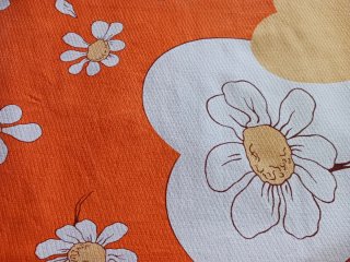 Copriletto cotone vintage gattini e cuori