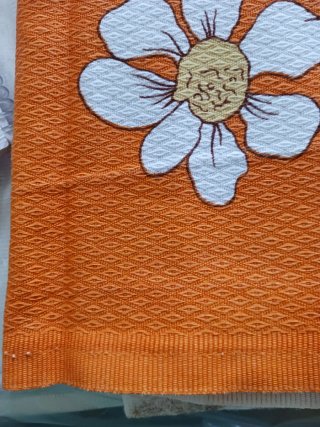 Copriletto cotone vintage gattini e cuori