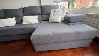 Sofá rinconera 6 plazas 345 cm con cama.