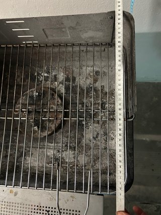 Barbacoa Portátil Negra y Plateada