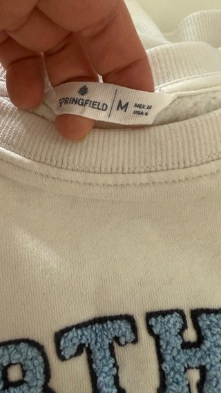 Sudadera Springfield University Talla M