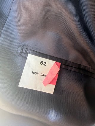 Traje rayas diplomáticas Cacharel