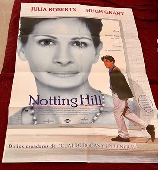Póster Cine Notting Hill Julia Roberts Hugh Grant