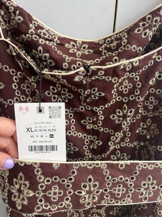 Mono Zara bordado perforado T:XL