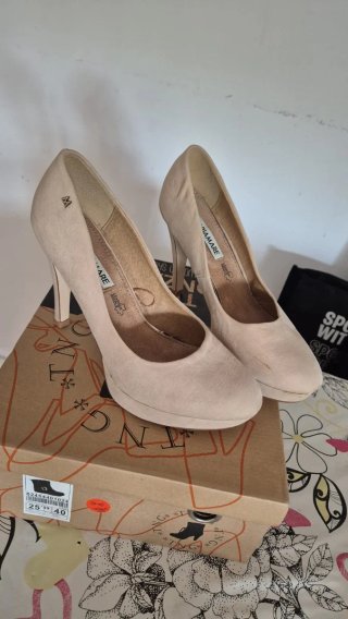 Zapatos de tacón TNG beige talla 40