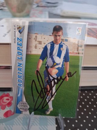 Carta firmada Adrián López Málaga CF