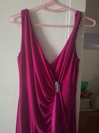 Vestido de fiesta Ralph Lauren rosa