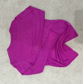 Jersey fucsia Zara mujer, de punto, elegante chic
