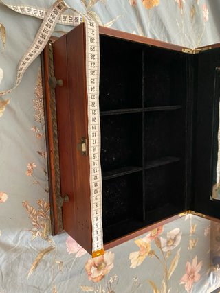 Joyero madera antiguo grande