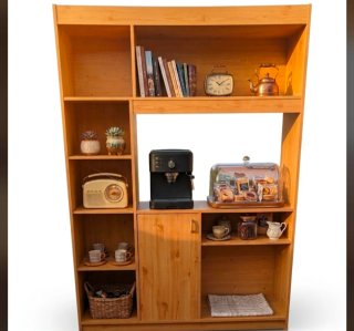 Mueble de café de madera