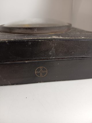 Antiguo Reloj portallaves de pared Bayer vintage