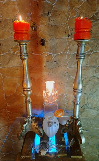 ANTIGUOS CANDELABROS LA PRESTIGIOSA MARCA BECARA!!
