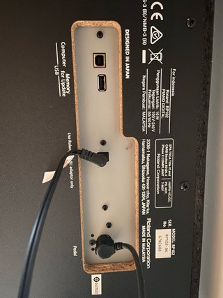 Piano Digital Roland RP102