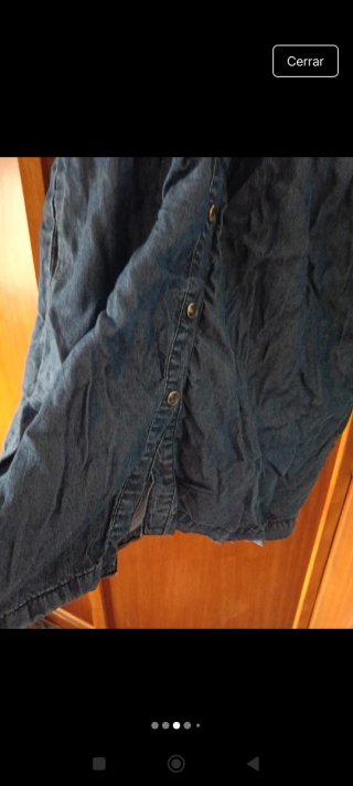 Vestido vaquero manga corta