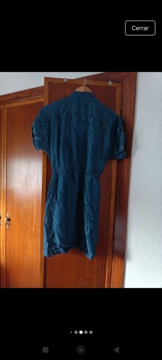 Vestido vaquero manga corta