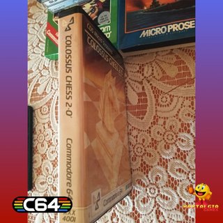 Commodore 64. Colossus Chess 2.0. Perfecto estado