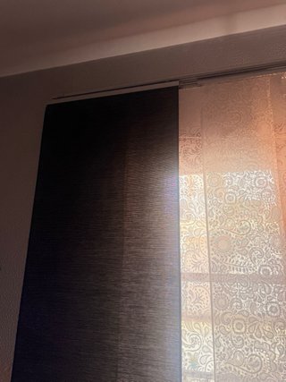 Estructura Paneles Japoneses Beige/Negro 5 panele
