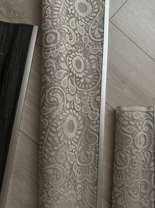 Estructura Paneles Japoneses Beige/Negro 5 panele