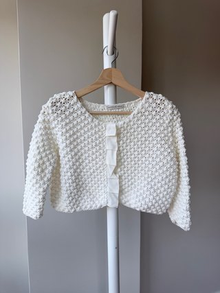 Bolero/Top Blanco Purificación García Talla S