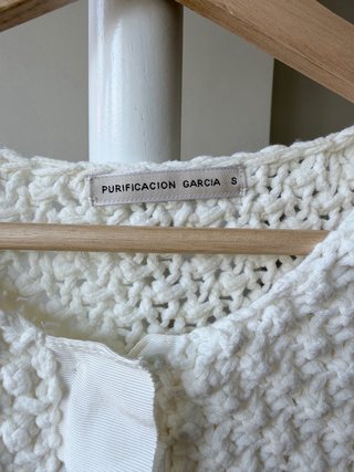 Bolero/Top Blanco Purificación García Talla S