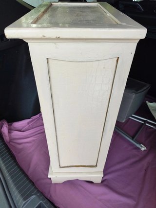 Cajonera Vintage Blanca Madera Maciza