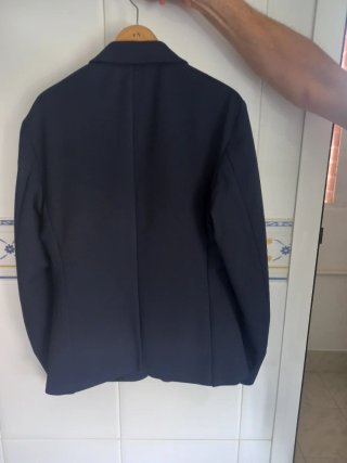 Chaqueta de traje azul Zara Talla S