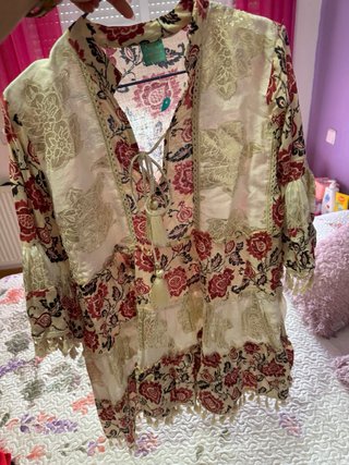 Lote 2 vestidos cuadros usados 1 vez
